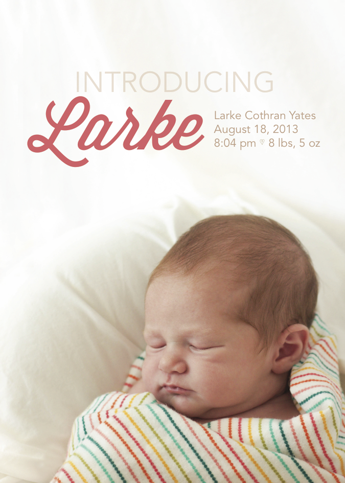 Larke Announcement