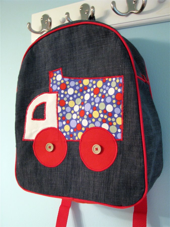 made by are toddler backpack pattern for Friday Fiver