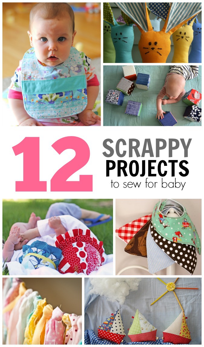 crafterhours 12 scrappy projects to sew for baby
