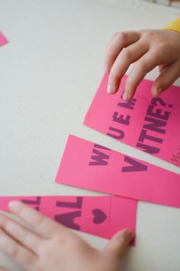 Free printable! Puzzle valentines