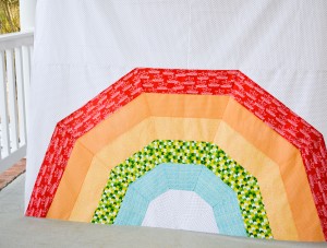 Giant Rainbow Quilt Pattern