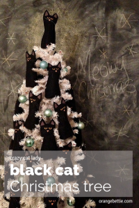 Crazy Cat Lady Christmas tree by Orange Bettie