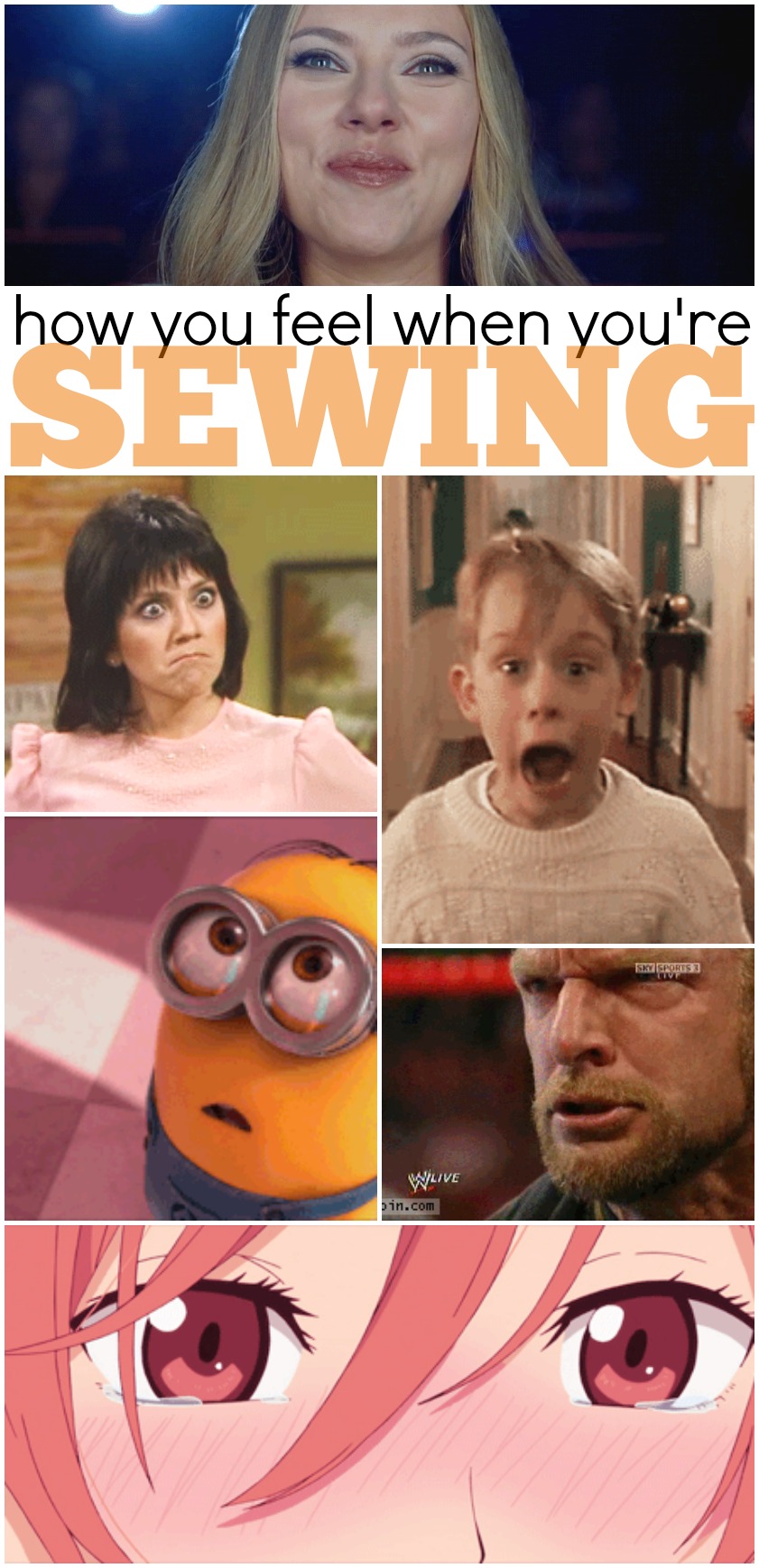 how you feel when you're sewing.