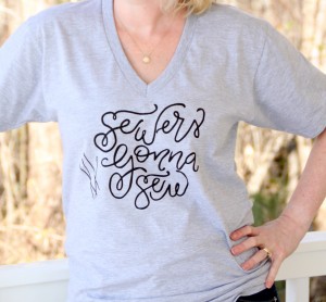 Sewers Gonna Sew tee by See Kate Sew